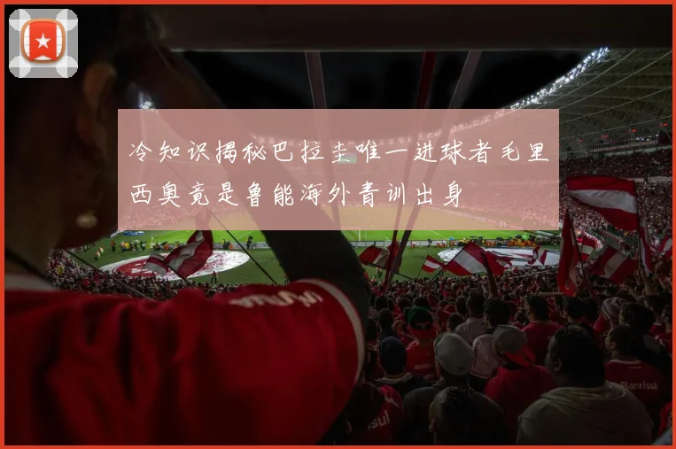 冷知识揭秘巴拉圭唯一进球者毛里西奥竟是鲁能海外青训出身